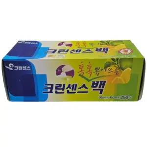 [하프클럽/알티피아]크린센스 위생백 30 x 45 250매 뽑아쓰는 비닐 봉투 일회용 봉지 팩 롤백 가정 업소