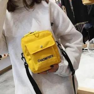 여자 캔버스 숄더백 캐주얼 영문 귀여운 미니 여성 가방 토트백 에코백 포인트 스타일