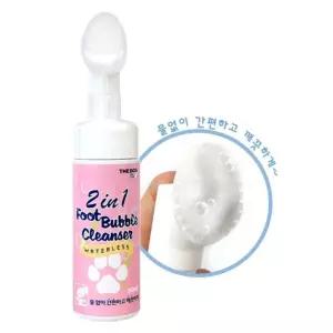 더독 2in1 풋 버블 클렌져 130ml 티슈 발바닥 위생