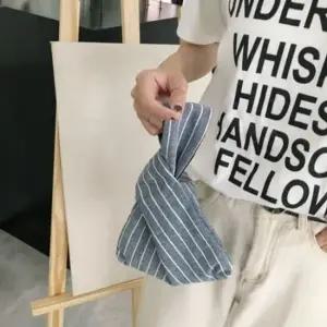 은창)스트라이프 휴가 장바구니 여성 가방 손목 가방 여성 토트백 쇼핑백 에코백 캔버스