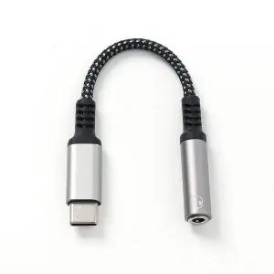 PL 캐쥬얼 이어폰 젠더 USB-C타입 to 3.5mm 이어폰 변환 젠더(실버) No11