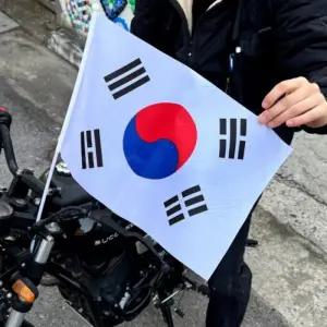 [룽스_66]대한민국 미니태극기 응원깃발 손 태극기 중