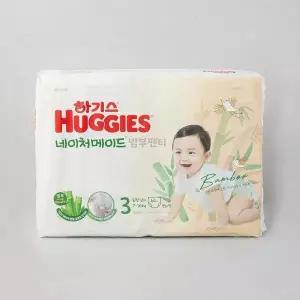 하기스 네이처 밤부 팬티 기저귀 남아 중형 64매 1팩 GST MNS