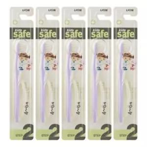 위아 키즈세이프 칫솔 2단계 5개입 4~6세 미세모 유아
