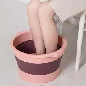 쿨샵 간편 접이식 족욕기 홈스파 폴딩족욕 건식 버블