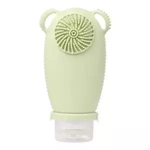 실리콘 세안 브러쉬 공병 100ml 2종세트 여행용 리필용기 케이스-WFNTVTU