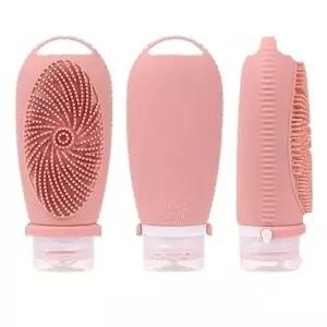 실리콘 샤워 브러쉬 공병 100ml 2종세트 바디브러시 소분용기 케이스-WFNTVUB