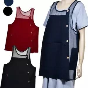 체크 앞치마 미용사앞치마 가정용앞치마 작업복앞치마 네일아트앞치마 작업용앞치마 홀서빙앞치마