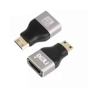 ( )8K 4K HDMI2.1 TO 미니 변환젠더 고화질영상 전송속도 48gbps 노트북 컴퓨터 PC 게임기 빔프로젝터