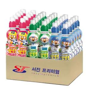 팔도 뽀로로 어린이 음료수 235ml 3종 밀크맛+사과맛+복숭아맛 총33개