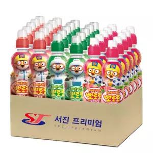 팔도 뽀로로 어린이 음료수 235ml 3종 복숭아맛+사과맛+딸기맛 총33개