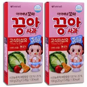 아이배냇 꼬마 끙아젤리 사과 10포