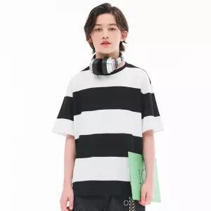 [오션스카이] [2color] 남아 빅 스트라이프 반팔티