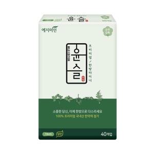 예지미인 윤슬 한방 라이너 일반 40p 1팩/팬티라이너