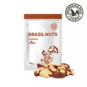 [산과들에] 26년산 햇견과 브라질너트 500g (고급견과류 완태)
