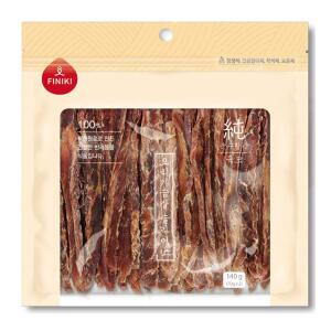 피니키 순육포 오리가슴살 슬라이스 140g 강아지간식  애견간식