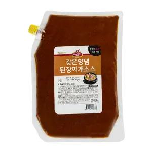 쉐프원 갖은양념 된장찌개소스 2kg(S)/청정원 소스