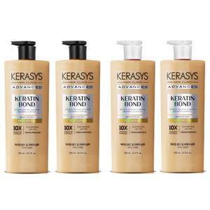 케라시스 케라틴본드 리페어 샴푸 600ml 2개 + 린스 2개