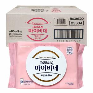 크리넥스 마이비데 밸런스케어 캡형 40매x9팩