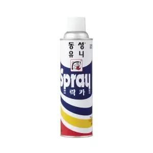 동성 유니 락카 유광 적색 스프레이 420ml 페인트