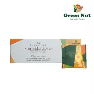 [그린너트] 하루한줌견과 오색매일채움 20g 25봉 호두 캐슈 크랜베리 견과류