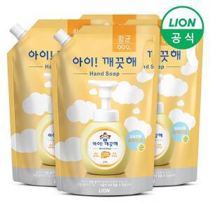 [라이온코리아]아이깨끗해 폼 핸드워시 대용량 1.8L 스파우트(순) 4개