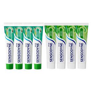 센소다인 오리지날 플러스 치약 100g, 4개 + 후레쉬 플러스 치약 100g, 4개