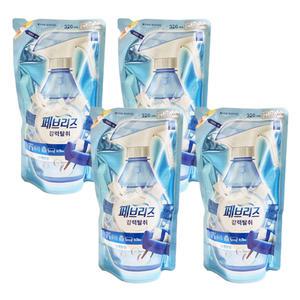 페브리즈 강력탈취 상쾌한향 리필형 320ml X4개