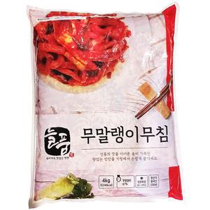 반찬단지 늘품 무말랭이 무침 4Kg 맛누리 이강산닷컴