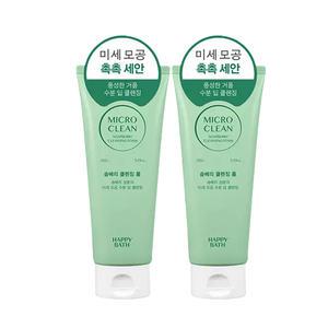 해피바스 마이크로클린 솝베리 클렌징폼 150g 2개
