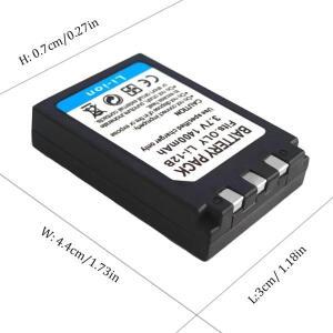 카메라 배터리 LI-10B 올림푸스 U300U400U410U500U600U80U810U1000C50C60C70.C770 용 1400mAh