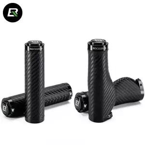 락브로스 MTB 자전거 그립 에르곤 핸들 손잡이 PU 가죽 충격흡수