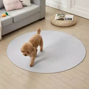 [휴팡] 6T 양면PVC 애견매트 원형 140cm X 140cm 미끄럼방지 강아지 충격흡수 층간소음방지