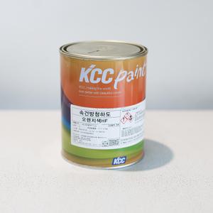KCC 속건방청하도 오렌지색 1L 광명단페인트 에나멜 철재용 방청 사비 프라이머