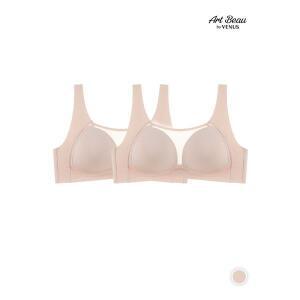 [아르보]포인트 매시 누디 노와이어 브라 1+1 HSET265 _P391510594