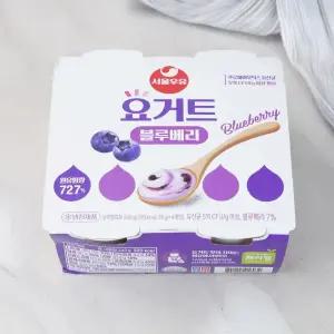 서울우유 요거트 블루베리 85g*4