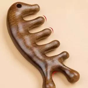 지압봉 마사지 괄사빗 두피 괄사 원목 어깨 안면 지압 괄사마사지기 (WFG3IRF)