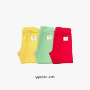 GG7Kids 아동 골지 슬림핏 레깅스 키즈 데일리룩 컬러팝 레깅스