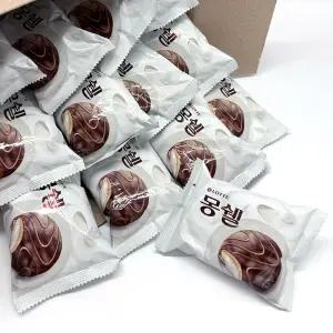 롯데 몽쉘 생크림케이크 오리지널 30개 개별포장 대용량 파이