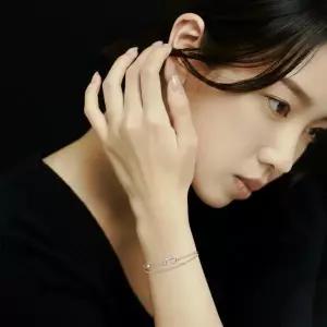 [폭스바겐][탄생석별자리] 탄생석 별자리 펜던트 로즈골드컬러 두줄팔찌