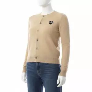[알렉산더맥퀸]COMME DES GARCONS 생산 블랙 하트 와펜 울 가디건 AZ N023 051 3 821913