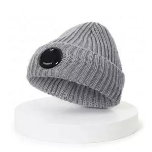 [CP컴퍼니]CP COMPANY Extrafine Merino Wool Logo Beanie 19CMAC739A 005509A 937 엑스트 인 메리노 울 로