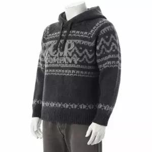 [CP컴퍼니]CP COMPANY Jacquard Wool Knit Hooded Sweater 19CMKN291A 110507J V02 자카드 울 니트 후드 스