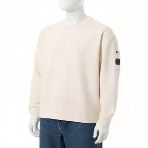 [CP컴퍼니]CP COMPANY Brushed and Emerized Diagonal Fleece Boxy Crewneck 19CMSS058A 006372G 402 브러