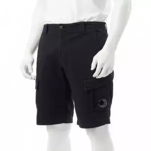 [CP컴퍼니]CP COMPANY Stretch Sateen Cargo Shorts 18CMBE116A 005694G 999 스트레치 새틴 카고 반바지 82