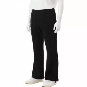 [니들스]NEEDLES Fringe Boot-Cut Track Pant Rayon Jersey - Black QV335 프린지 부츠컷 트랙 팬츠 레이