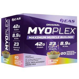 EAS 마이오플렉스 맥시멈 식사 대용 단백질 믹스 양질의 블렌드 42g 개별 패킷 20개 프로티