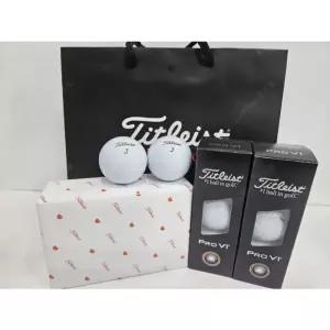 타이틀리스트 PRO V1 3피스 골프공 6구 포장+쇼핑백포함