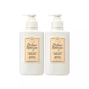 해피바스 퍼퓸부티크 오일 바디로션 상탈머스크 350g, 2개