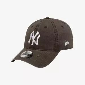 [뉴에라](타임스퀘어점패션관)MLB 뉴욕 양키스 피그먼트 워시드 언스트럭쳐 볼캡 브라운 15131652